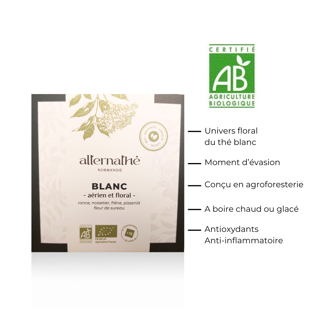 
                  
                    BLANC aérien et floral
                  
                