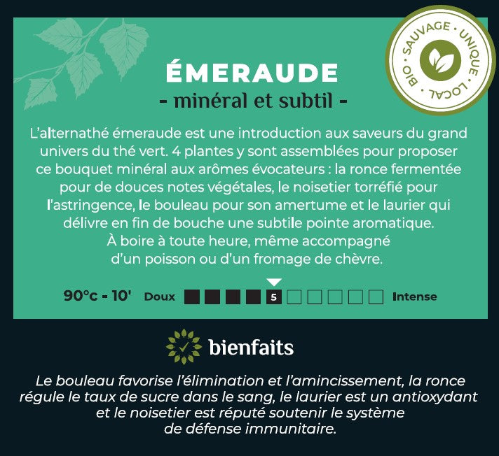 
                  
                    EMERAUDE I minéral et subtil
                  
                