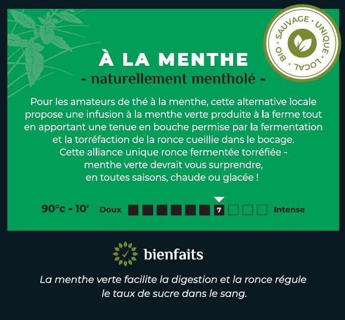 
                  
                    A LA MENTHE I naturellement mentholé!
                  
                